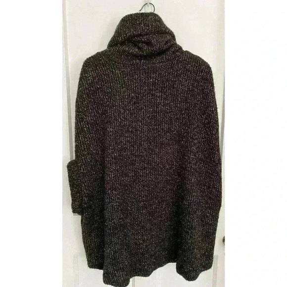 Cowl Neck  Poncho Style Sweater Size L - Picture 7 of 8